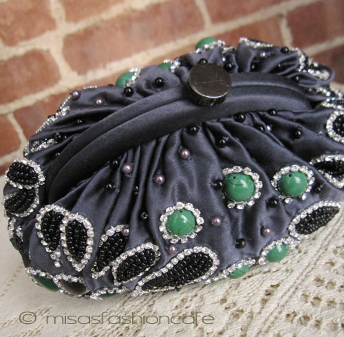 （画像用） SANTI サンティ クラッチ クリスタルビジュー