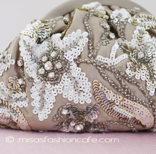 （画像用） SANTI サンティ クラッチ クリスタル・フラワー