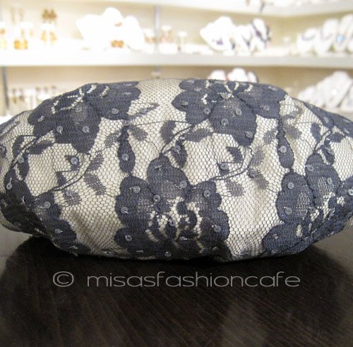 （画像用） SANTI サンティ クラッチ 　レース・フラワー