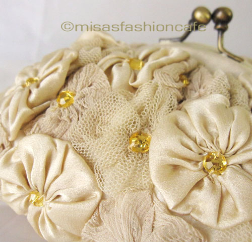 （画像用） SANTI サンティ クラッチ トパーズフラワー