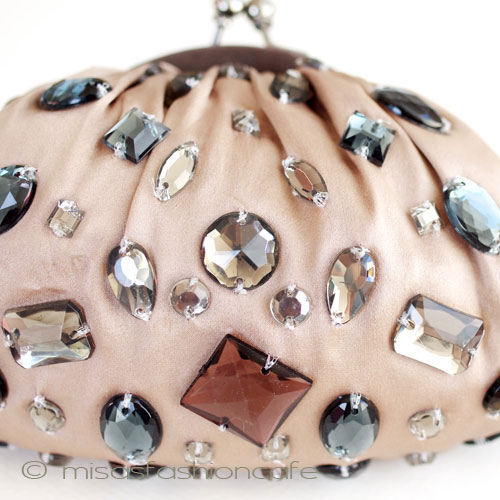 （画像用） ＳＡＮＴＩサンティ　バッグ ブラウンｘグレー再販