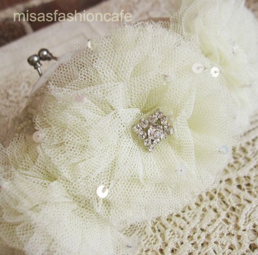 （画像用） SANTI サンティ クラッチ レモンフラワー（小）