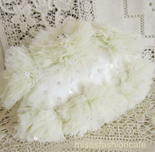 （画像用） SANTI サンティ クラッチ レモンフラワー（小）