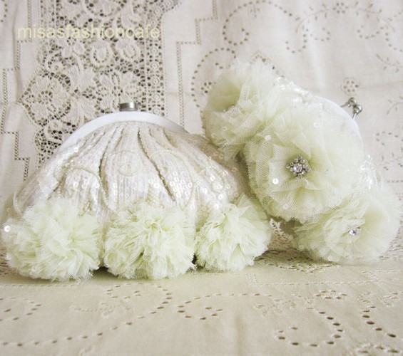 （画像用） SANTI サンティ クラッチ レモンフラワー（小）