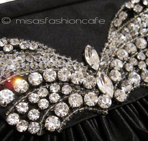 （画像用） SANTI サンティ クラッチ クリスタル・リボン