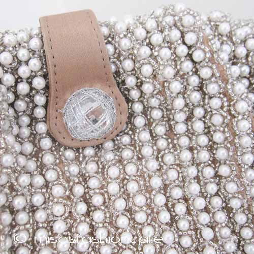 （画像用） SANTI サンティ クラッチ パールパヴェ（L size)