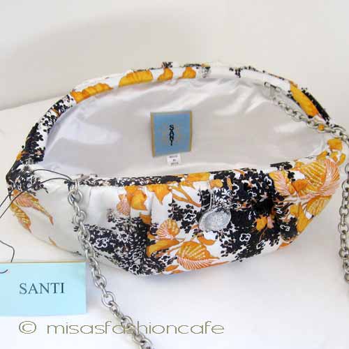 （画像用） SANTI サンティ クラッチ プリント・シルク（ L ）