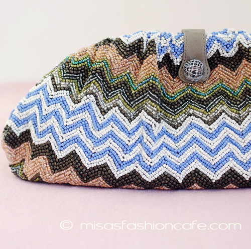 （画像用） SANTI サンティ クラッチ 　ジグザグ サマー