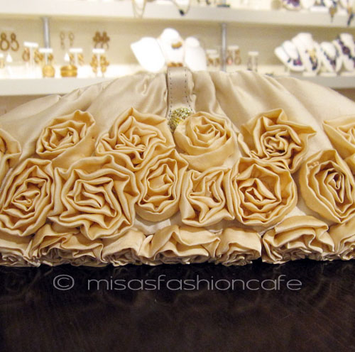 （画像用） SANTI サンティ クラッチ 　ローズ・Lサイズ