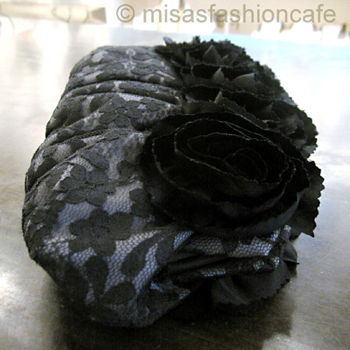 （画像用） SANTI サンティ クラッチ フラワーレース