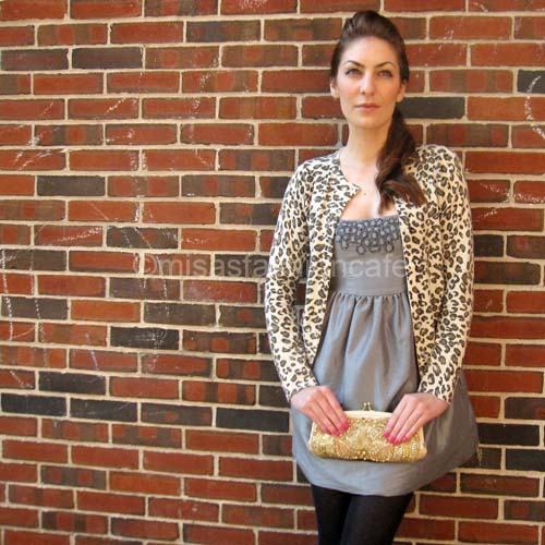 （画像用） SANTI サンティ クラッチ バタフライ・ゴールド