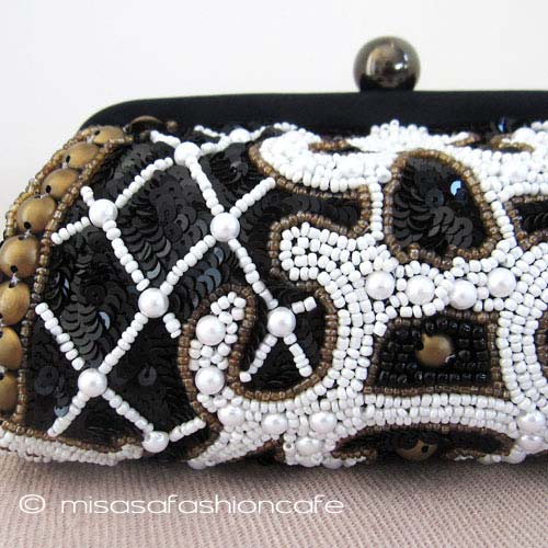 （画像用） SANTIサンティ クラッチ 　mode BLK&WH