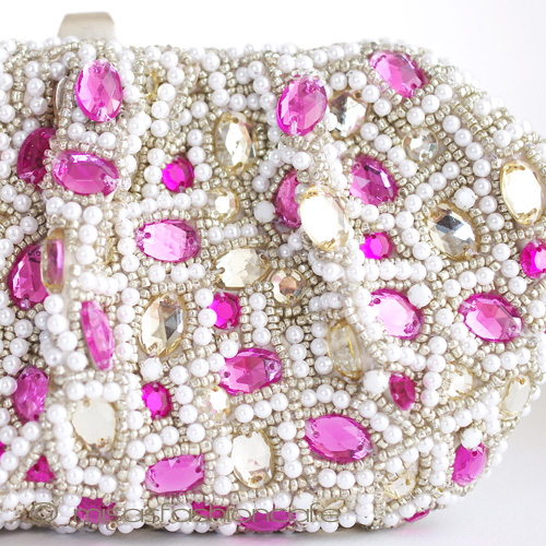 （画像用） ＳＡＮＴＩサンティ　クラッチ パール・キャンディー