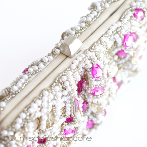 （画像用） ＳＡＮＴＩサンティ　クラッチ パール・キャンディー