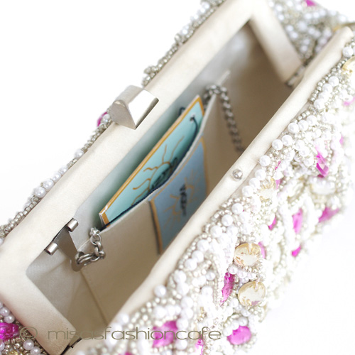 （画像用） ＳＡＮＴＩサンティ　クラッチ パール・キャンディー