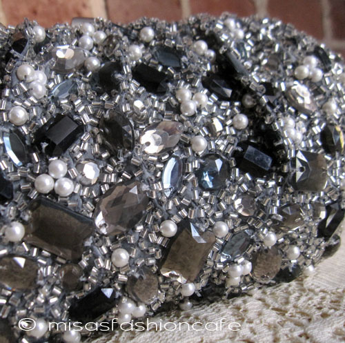 （画像用） SANTI サンティ クラッチ 　ジュエルパール