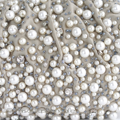 （画像用） ＳＡＮＴＩサンティ　クラッチ パール＆クリスタル再販