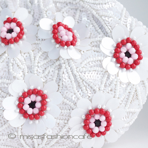 （画像用） ＳＡＮＴＩサンティ　バッグ Red＆Whiteフラワー