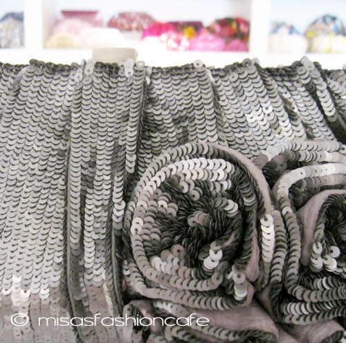 （画像用） SANTI サンティ クラッチ 　立体サイドフラワー