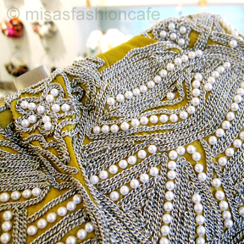 （画像用） SANTI サンティ クラッチ 　パールxチェーン