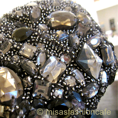 （画像用） SANTI サンティ クラッチ ジュエル（グレー）