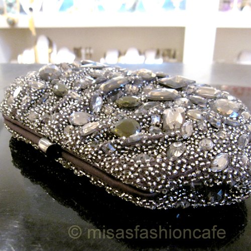 （画像用） SANTI サンティ クラッチ ジュエル（グレー）