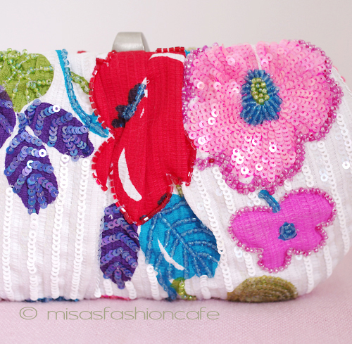 （画像用） SANTI サンティ クラッチ 　サマーフラワー