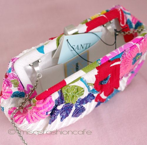 （画像用） SANTI サンティ クラッチ 　サマーフラワー