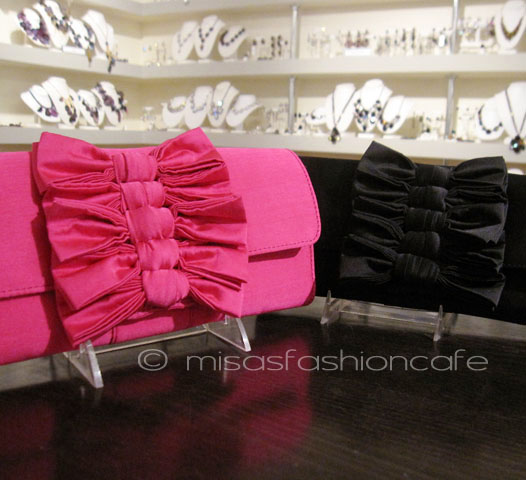（画像用） SANTI サンティ クラッチ リボン（ピンク）