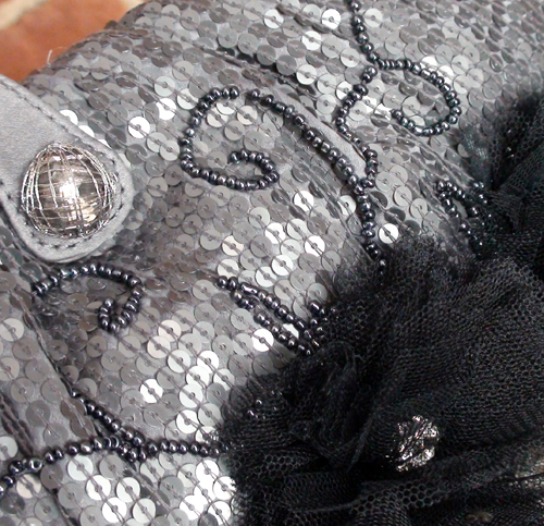 （画像用） SANTI サンティ クラッチ グレー （ワイド型）