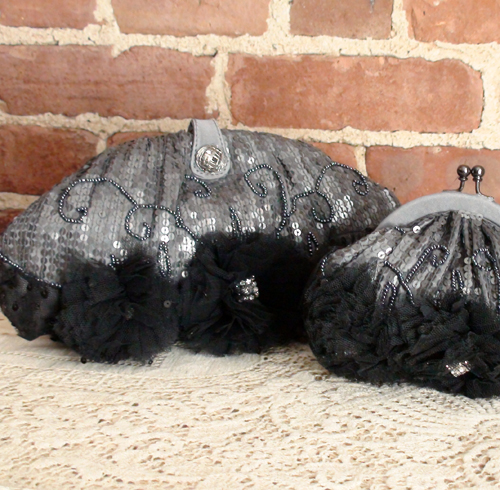 （画像用） SANTI サンティ クラッチ グレー （ワイド型）