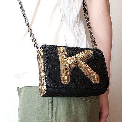 （画像用） SANTI　イニシャル【Ｓ】 サンティ　ショルダーバッグ