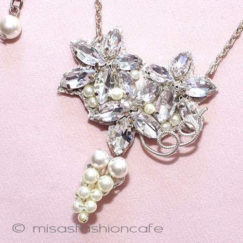 （画像用） ＳＰＡＲＫＬ　ネックレス シェルパールの葡萄