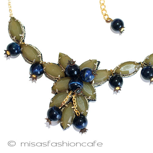 （画像用） ＳＰＡＲＫＬ　ネックレス ブルーベリードロップ