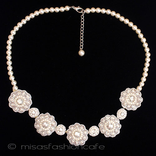 （画像用） ＳＰＡＲＫＬ　ネックレス エレガント・フローラル