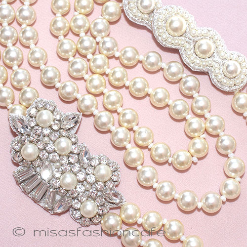 （画像用） ＳＰＡＲＫＬ　２連ネックレス シェルパール　ロング