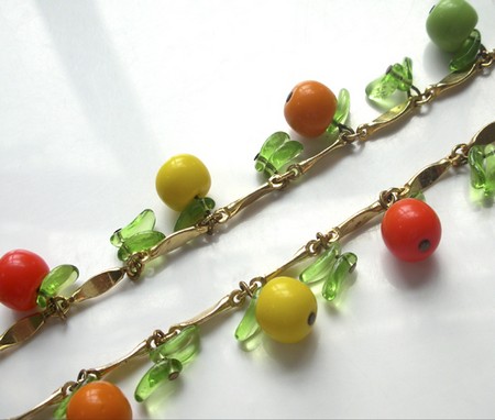 （画像用） フルーツグラス　ネックレス