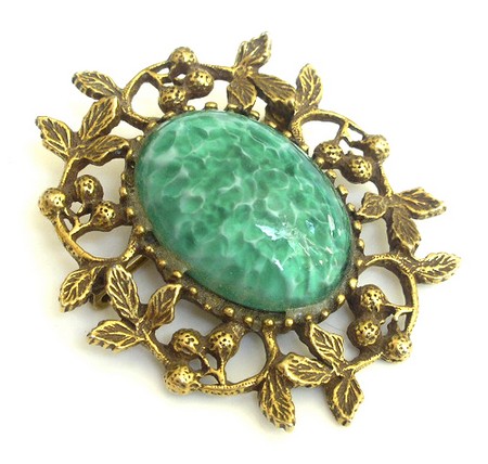 （画像用） Goldette ブローチ さくらんぼ・チェリー