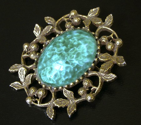 （画像用） Goldette ブローチ さくらんぼ・チェリー