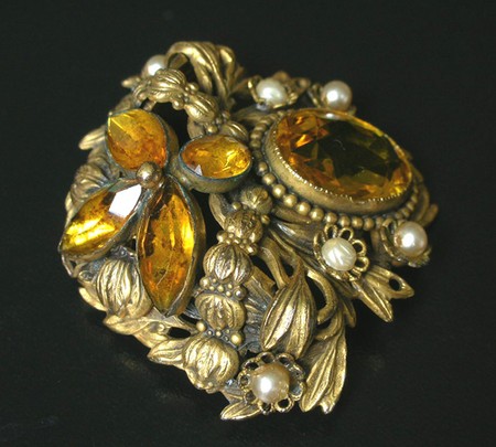 （画像用） アールヌーヴォー　ブローチ