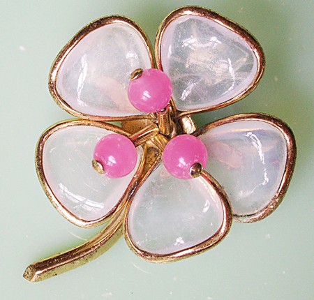 （画像用） クラウントリファリ Trifariお花ブローチ
