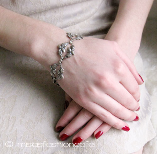 （画像用） Sterling Silver 銀製 どんぐり ブレスレット