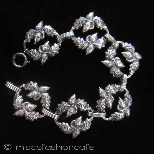 （画像用） SterlingSilver 銀製 どんぐり ブレスレット