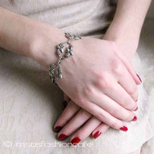 （画像用） SterlingSilver 銀製 どんぐり ブレスレット