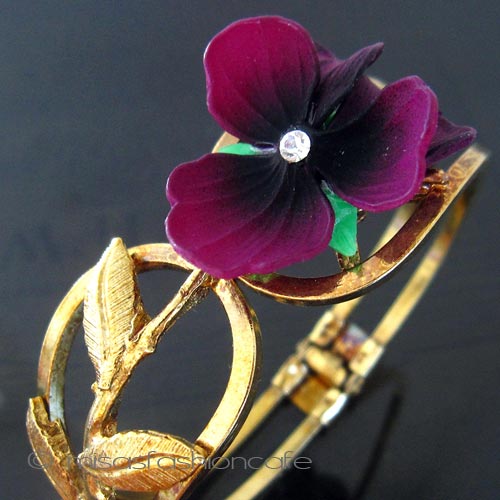 （画像用） パンジー・すみれ バングル