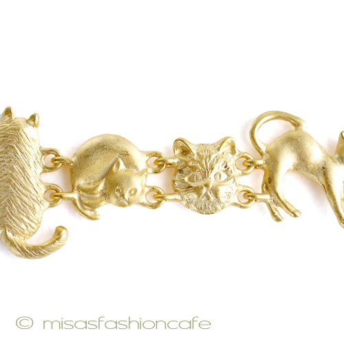 （画像用） 猫ネコ　ブレスレット