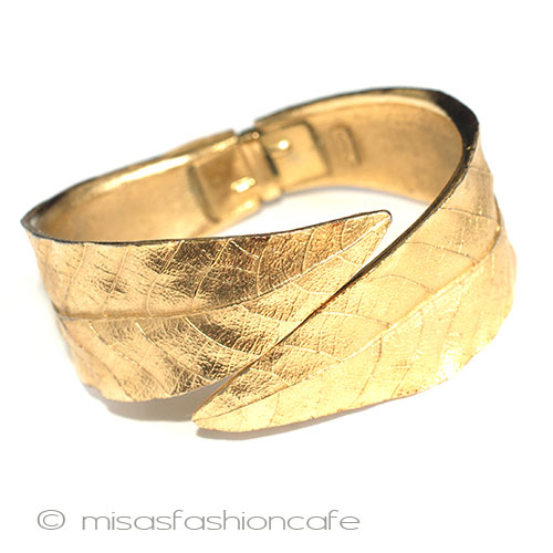 （画像用） クラウン　 トリファリ Ｔｒｉｆａｒｉ　金葉バングル