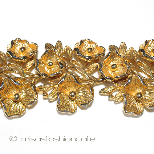 （画像用） Judy Lee　ポピー お花　ブレスレット