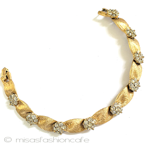 （画像用） Trifari　 トリファリ 花リボン　ブレスレット