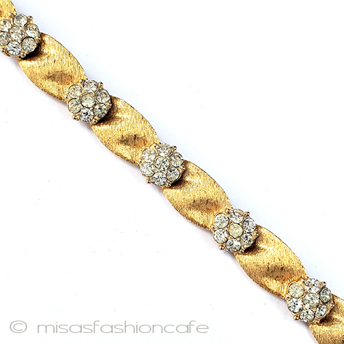 （画像用） Trifari　 トリファリ 花リボン　ブレスレット